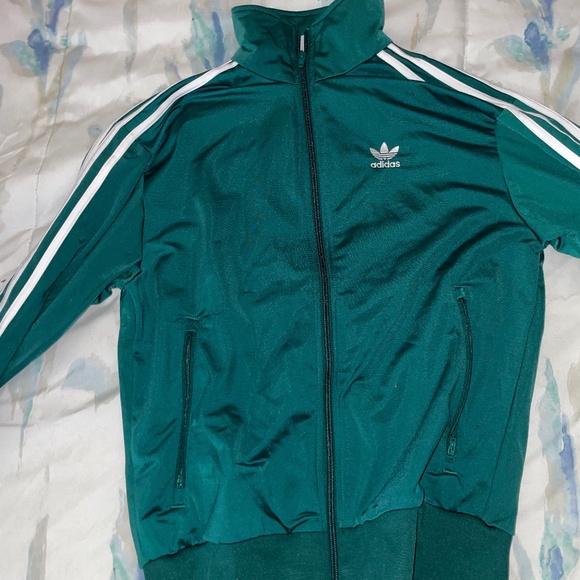 Adidas Green Firebird Track Jacket - Picture 1 of 3